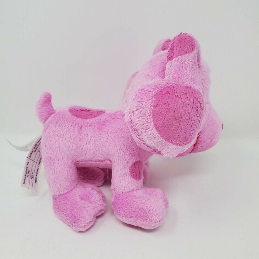 Blue's Clues & You Stuffed Animal Plush 7" Magenta Pink Nickelodeon Puppy Dog - Picture 3 of 5
